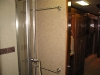 Numerous additional towel bars and fixtures